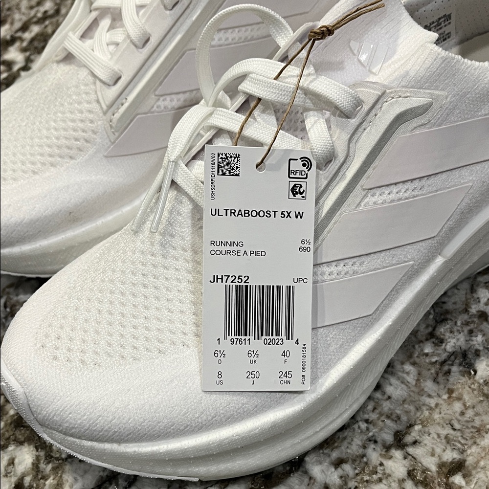 Adidas Ultraboost 5X White Women’s Size 5.5 - Picture 2 of 13
